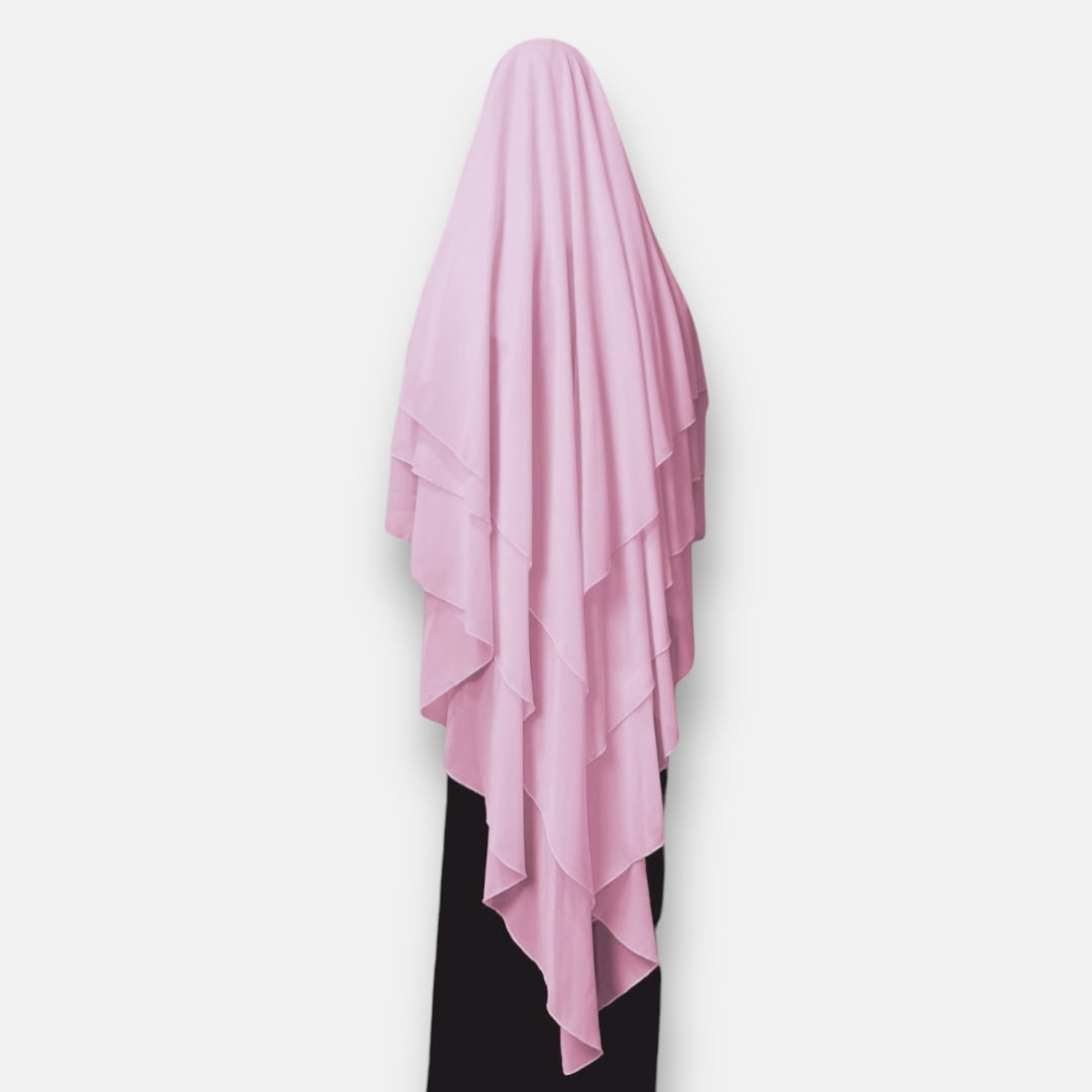 Dreilagiger Khimar Musselin Chiffon