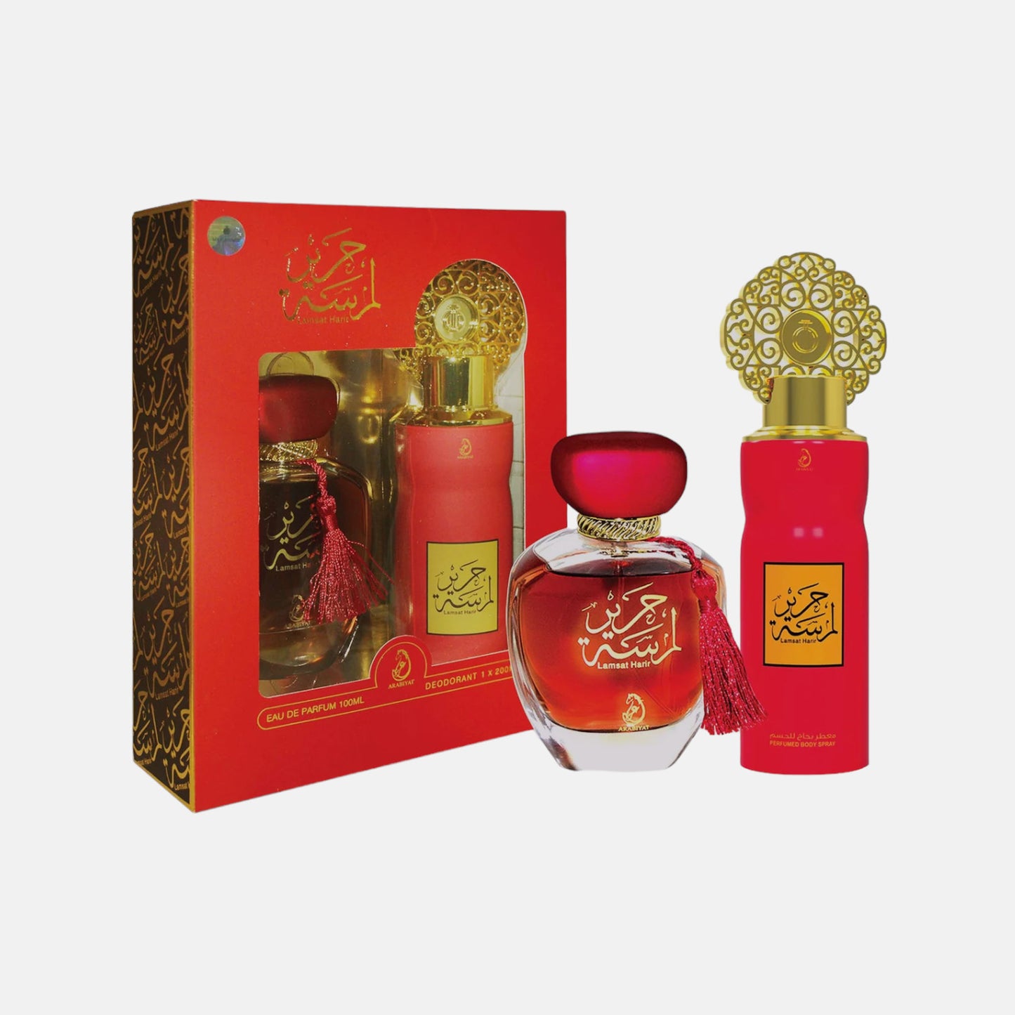 Lamsat Harir Geschenkset 100ml Parfüm 200ml Deo