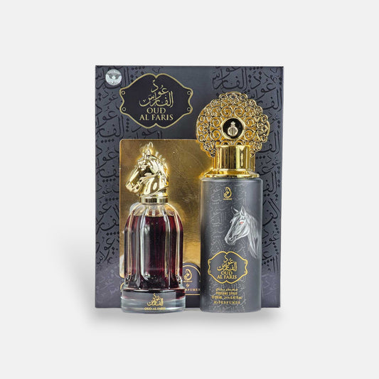 Oud Al Faris Geschenkset 100ml Parfüm 200ml Deo