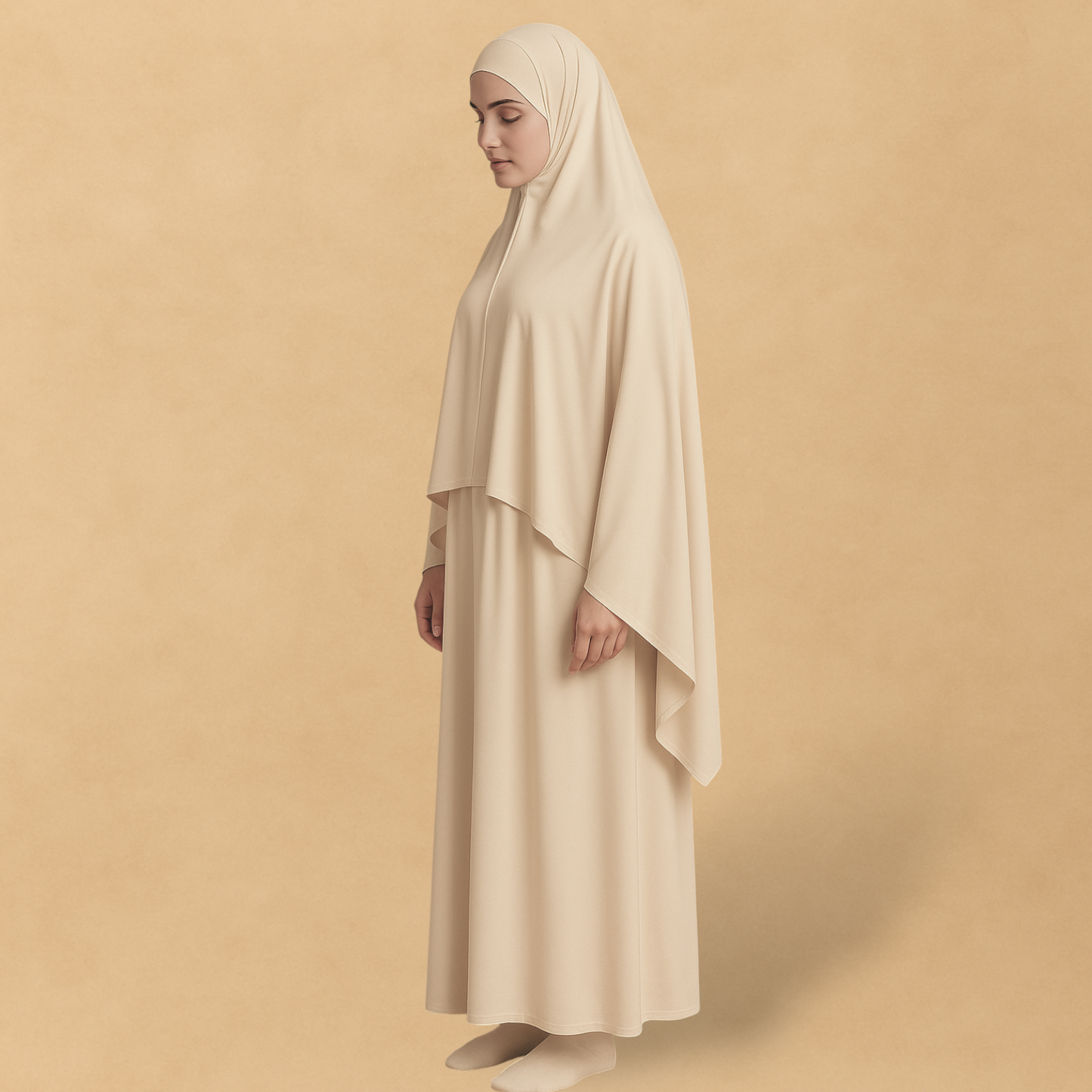 Gebetskleid 2-Teilig Khimar Rock