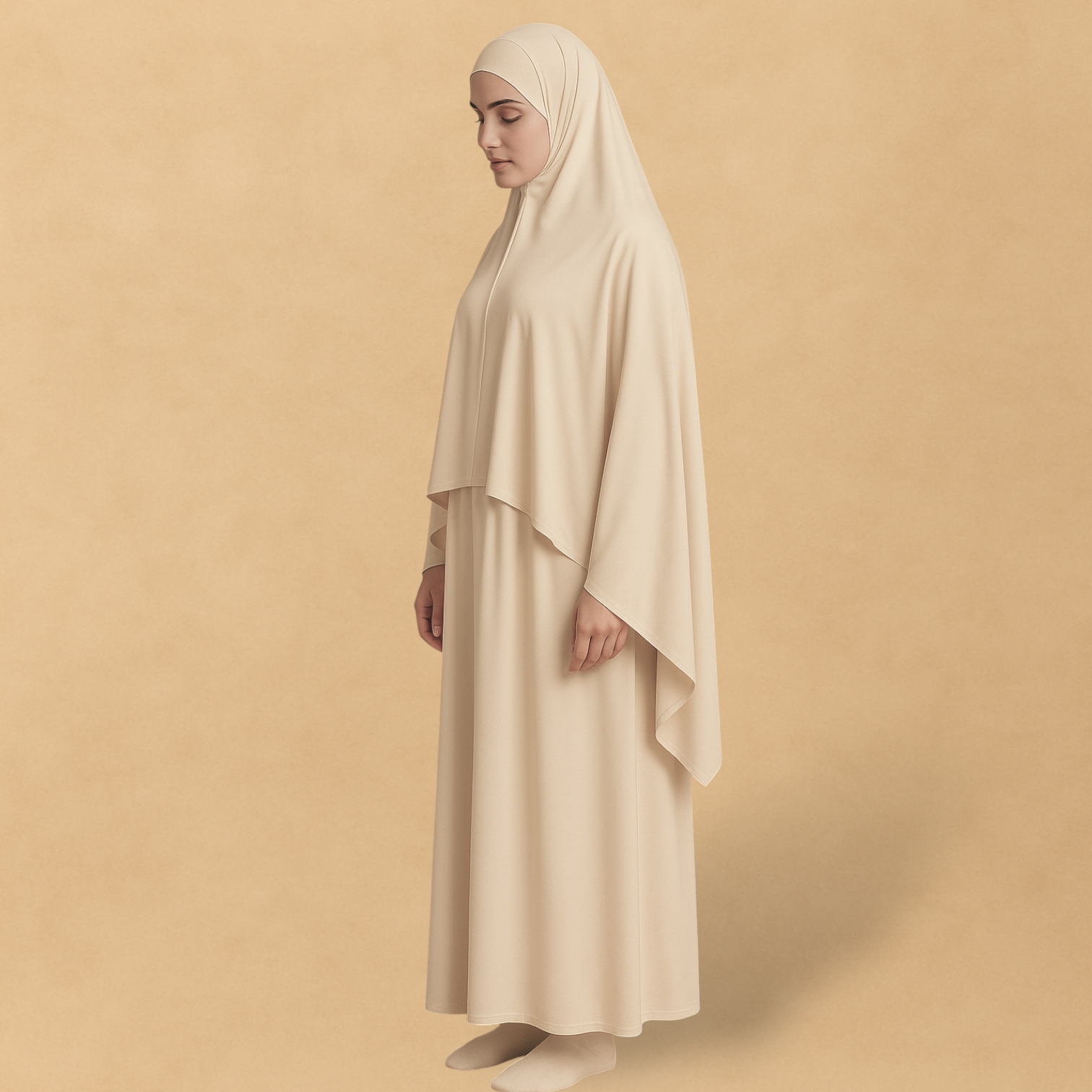 Gebetskleid 2-Teilig Khimar Rock