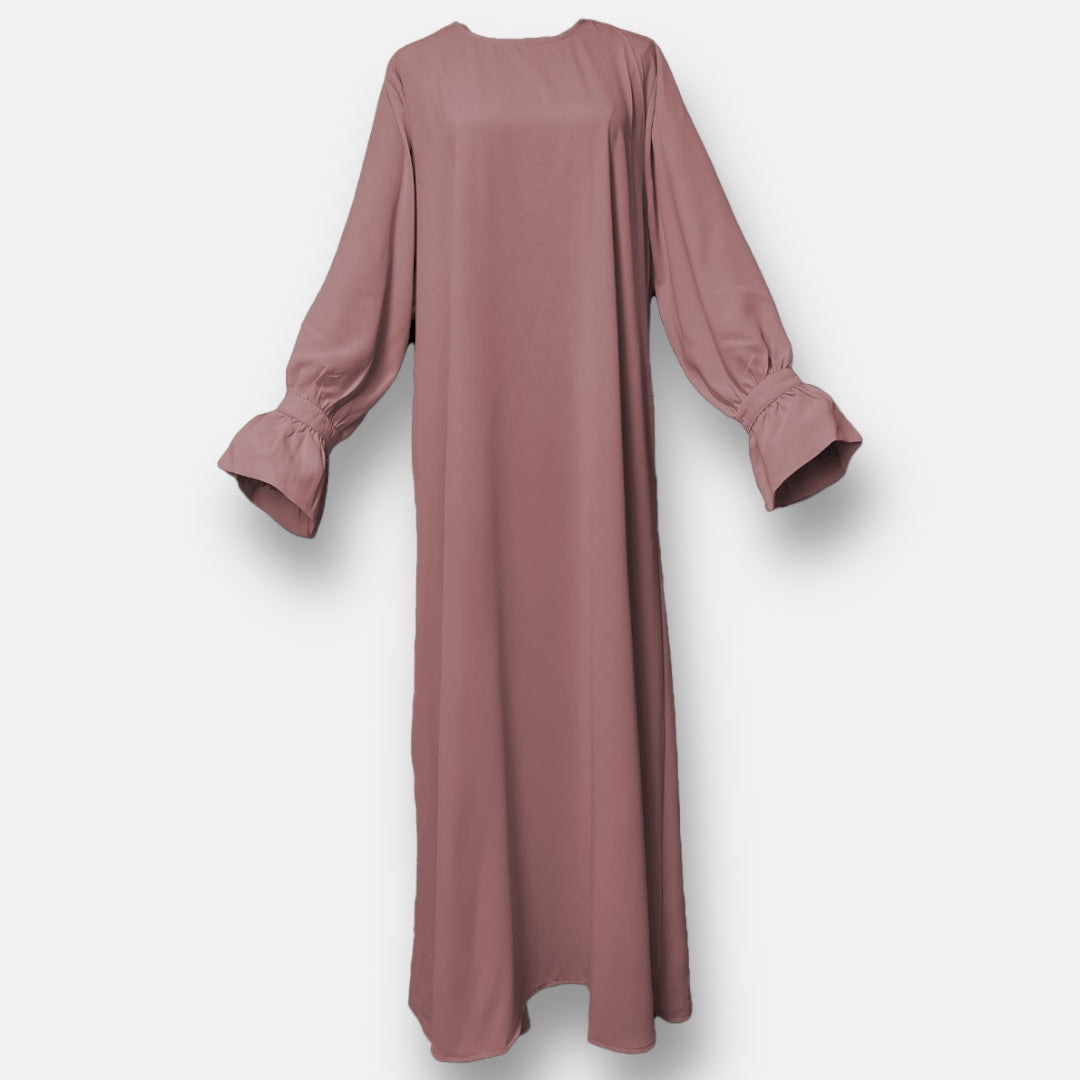 Abaya mit Rüschenärmel