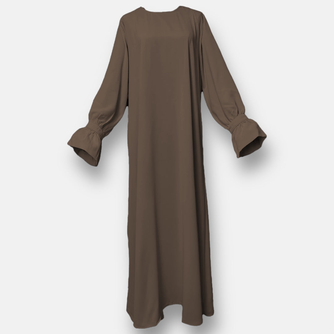 Abaya mit Rüschenärmel