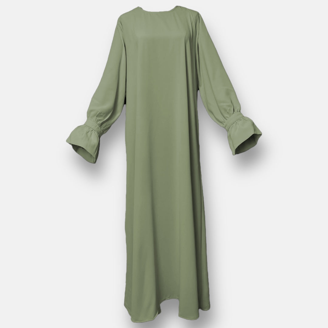 Abaya mit Rüschenärmel
